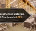 5 construction materials in Toronto on
